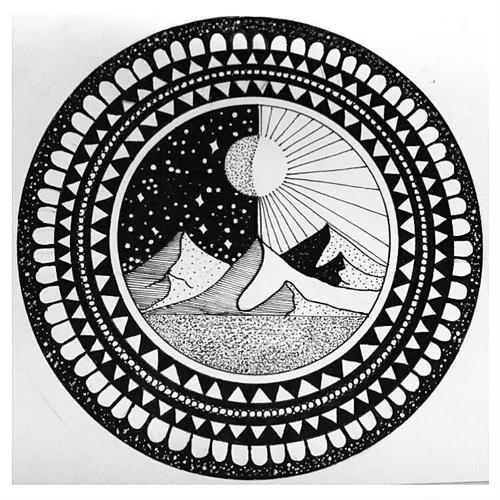 Creative Bohemia Pattern Plates Ceramics Wall Hanging Decorative Background Plate Nordic Style