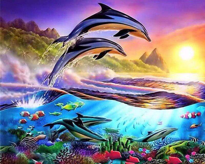 5D DIY Круглая/квадратная алмазная живопись Носорог животное Алмазная вышивка Набор для вышивки крестом Кошка Мозаичная картина Алмазное украшение подарок