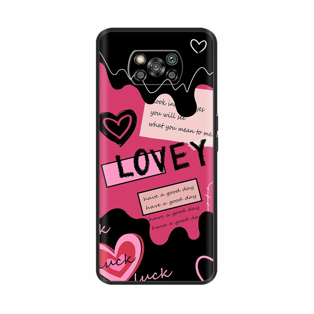 Для чехла Poco X3 Pro Чехол с бабочкой и сердцем из мягкого жидкого силикона Полная защита Чехлы для Xiaomi Poco X3 NFC Чехол для Poco X3 PocoX3
