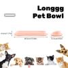 Pack of 3 Convenient Multiple Cats Feeding Stations Durably Easy to Wash Cats Feeding Dish for Multiple Cats Owner