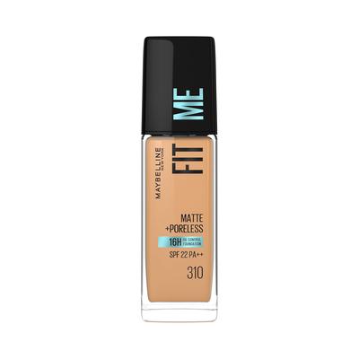 Тональный крем для лица New York Fit Me Matte Poreless 310, 30 мл SPF 22 Натуральный матовый финиш для жирной кожи