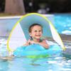 Baby Swimming Float With Canopy Sunshade Inflatable Infant Floating Ring Kids Swim Pool Accessories Circle Bathing Summer Toys