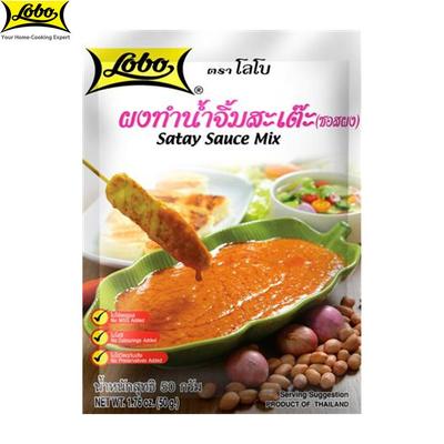 Lobo Смесь соуса Сатай, без глутамата натрия, красителей и консервантов / на 2–3 порции, 50 г