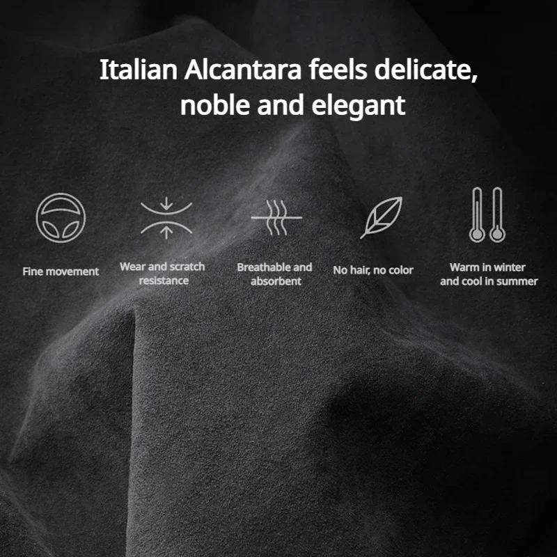 For Tesla Model 3 Highland 2024 Central Control Panel Protection Sticker Alcantara Suede Ultrathin Patch Decorate Accessories