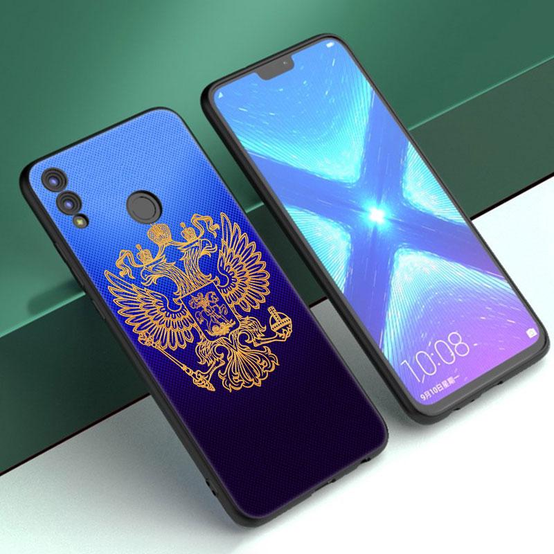 Чехол с гербом России и российского флага для Huawei Honor 10X Lite 7A 7S 8A 8S 8C 8X 9A 9C 10i 20i 30i 20S 20E 9X Pro 10 8 Lite