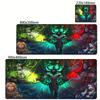 Large Gaming World of Warcraf Mouse Pad Office Computer Keyboard Mousepad PC Gamer Mouse Mat Laptop Mat Non-slip Rubber Deskmat