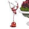 Can Stand Upright Metal Garden Statues Ornament Metal Garden Statues  Room Decoration