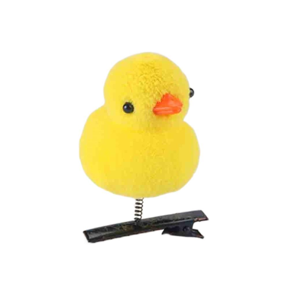 Little Yellow Duck Hair Clip Cartoon 3D Duckbill Clip DIY Spring Hair Clip Children Headwear