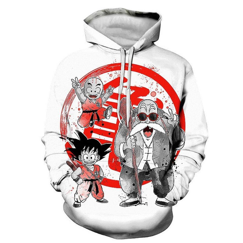 10 Colors Dragon Ball Cartoon Printed Hoodies 2025 Vintage Merch Hoodie Men and Women Hip-hop Sports Pullover Sweatshirt