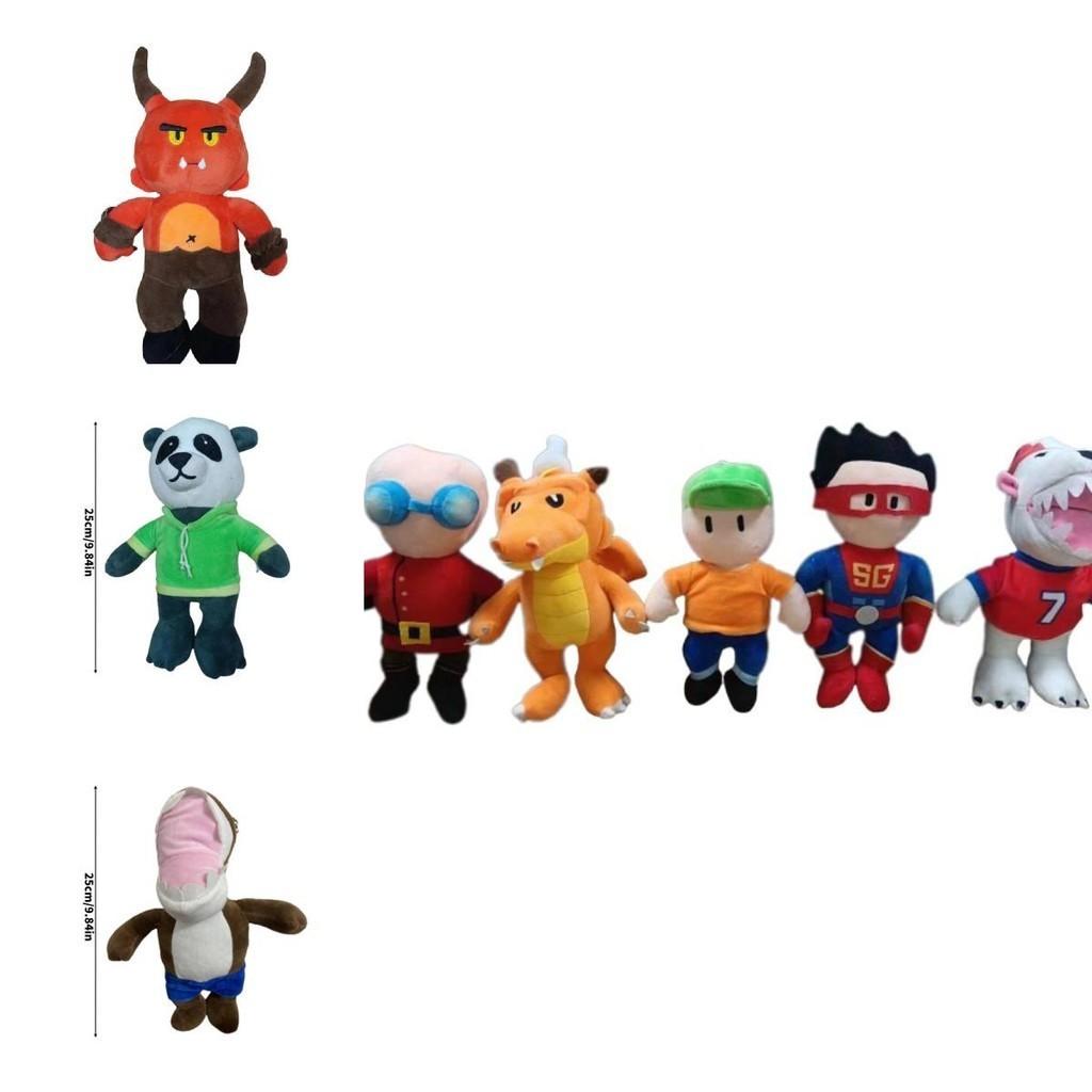 Милая мультяшная плюшевая игрушка Панда Супермен для детей, короткошерстная кукла-мягкая игрушка