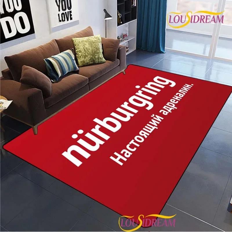 Nurburgring F1 International Track Carpet for Living Room Bedroom Area Rug Decor Kitchen Unslip Floor Mat Alfombra Birthday Gift