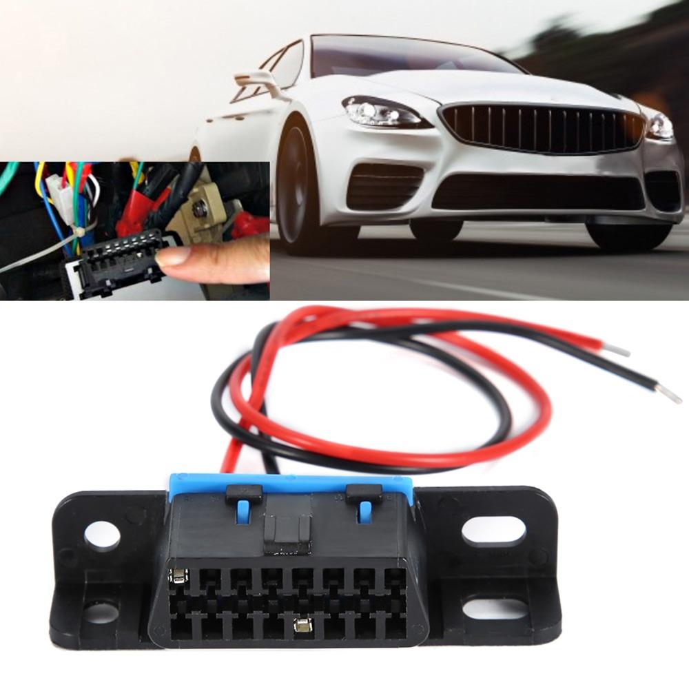 Pre-Soldered Lead Wires OBD2 Female Plug Female Connector OBD2 Diagnostic Cable Auto Shop