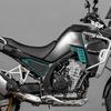 Используется для мотоцикла KOVE 800X Декоративные защитные наклейки из углеродного волокна Аксессуары для велосипеда Наклейки для модификации пластиковых зон
