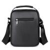 Business Style Men's Shoulder Bags  PU Leather Man's Small Messenger Bag Luxury Design Men Handbag Bag Shoulder Bags