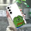 Смешной чехол для телефона с P-Пепе Лягушонком для Samsung Galaxy A91,80,73,72 ,71,53,52,32 ,31,22,21s,20, Прозрачный чехол