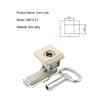 Aluminum Alloy / Zinc Alloy Square Cam Lock High Safety Key Operated Machinery Cabinet Electrical Box Industrial Boxes Quarter