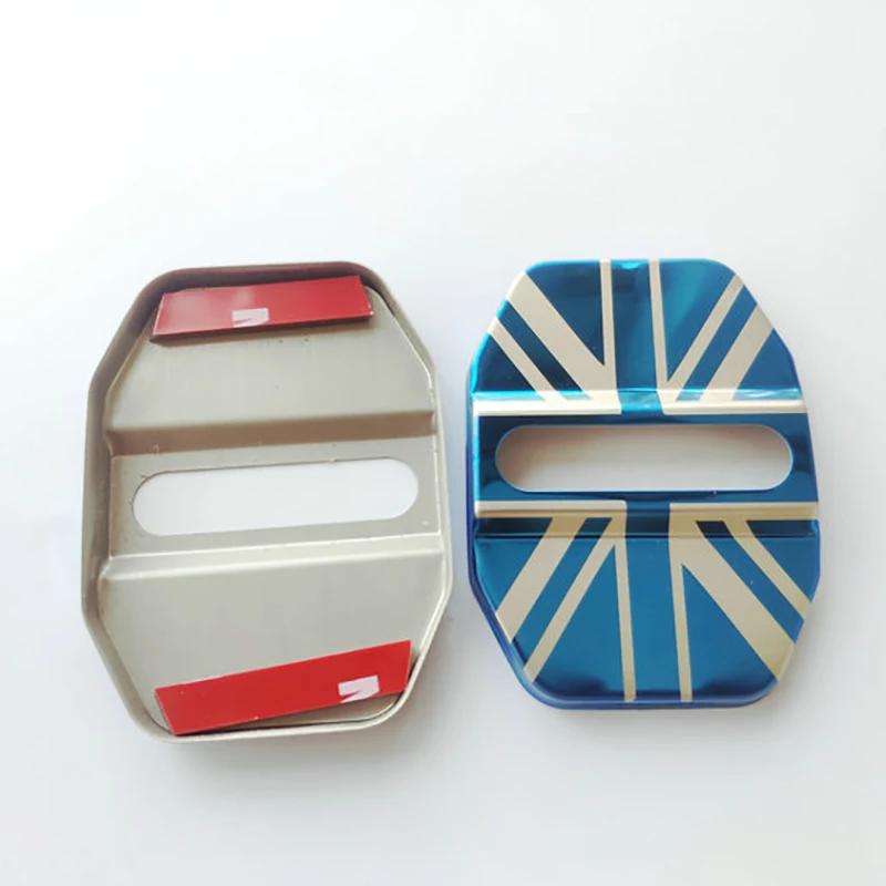 2pcs Car Door Lock Decoration Protection Cover Case For Mini Cooper R55 R56 R60 F54 F55 F56 F60 Countryman Clubman Car Styling tnrjc00