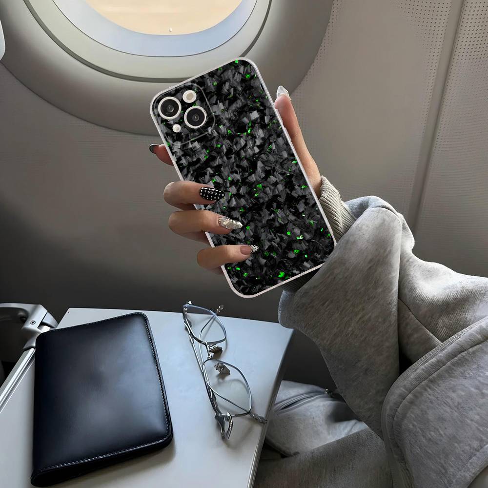 Гончарный Материал APEX CARBON FRAGMENT Прозрачный Чехол для Телефона Для IPhone 17 Air 16 Pro Max 15 14 13 12 11Plus Ударопрочный Чехол