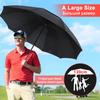 10K ветрозащитный деловой двухслойный зонт 3Folding Umbrella Rain Women Mens Big Zones Male Dark Grid Parasol Family Travel Paraguas
