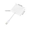 3 in 1 Type-C To SD/TF/CF Memory Card Adapter SD Card Reader Memory Card Reader for iPad iPhone 15 MacBook and More USB-C Device