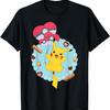 Футболка Pokémon - Pikachu ко Дню святого Валентина с печеньем и воздушными шариками