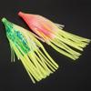 Luminous Portable Artificial Soft Silicone Saltwater Octopus Bait Squid Skirt Lure Fishing Tackle