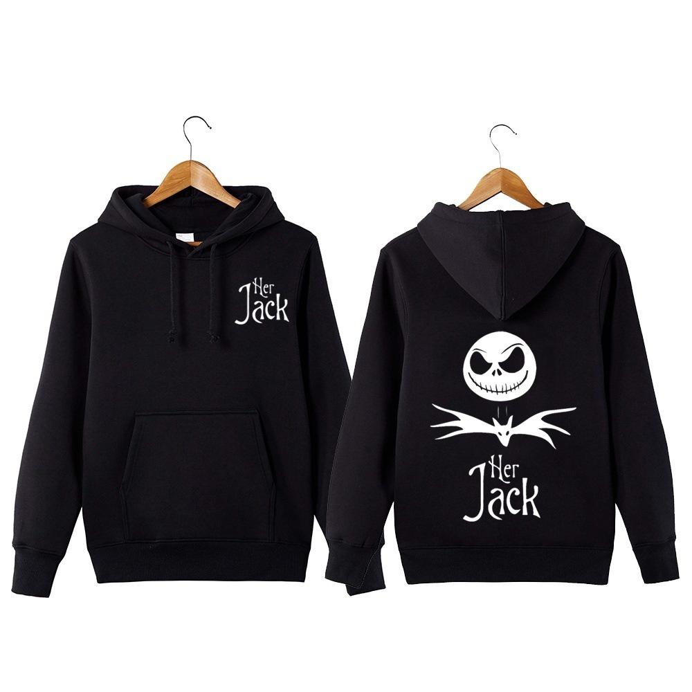 The Nightmare Before Christmas Jack Couple Matching Hoodie Sweatshirt Sweater