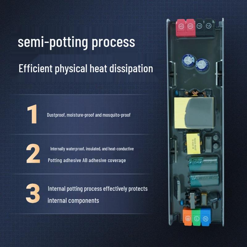 LED Indoor Black Diamond Driver: 220V to 12V/24V Transformer