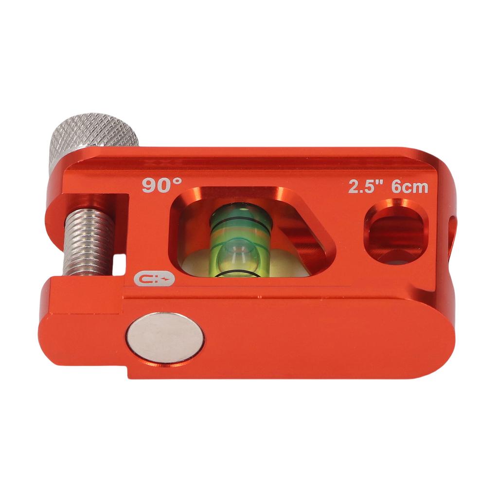 Mini Level Ruler 2.5 Inch Accurate Solid Cast Aluminium Compact Magnetic Spirit Level Ruler for