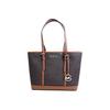 MK Jet Set Travel Сумка-тоут с монограммой Женская сумка-тоут Коричневая 35S0GTVT1V-BROWN