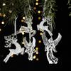 Рождественский креативный кулон, декор для рождественской елки, подвеска для вечеринки, прозрачные акриловые аксессуары
