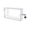Thermostat Lock Box with Key,Clear Large Thermostat Guard for Thermostat On Wall,Thermostat Guard,Thermostat Cover