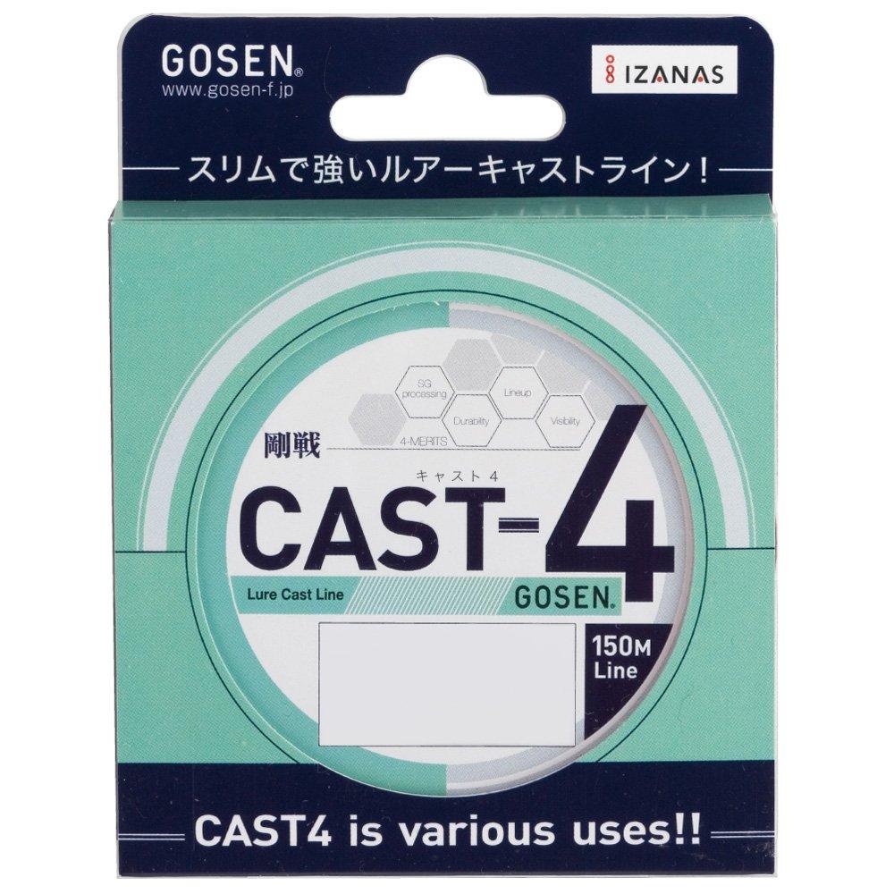 GOSEN PE Line Cast 4 150m 11lb Coral Orange GS41505 0.5 (5.0kg)