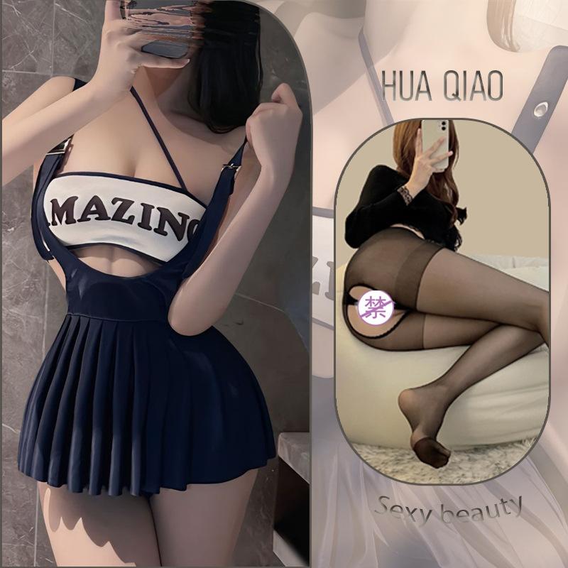 Underwear tube top college style uniform pure desire pajamas take-off set flirting fun clothes stimulation take-off