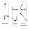 Accessories Sharp High Carbon Steel Barbed Fishhook Offset Narrow Bait Hook Long Shank Fishing Hook