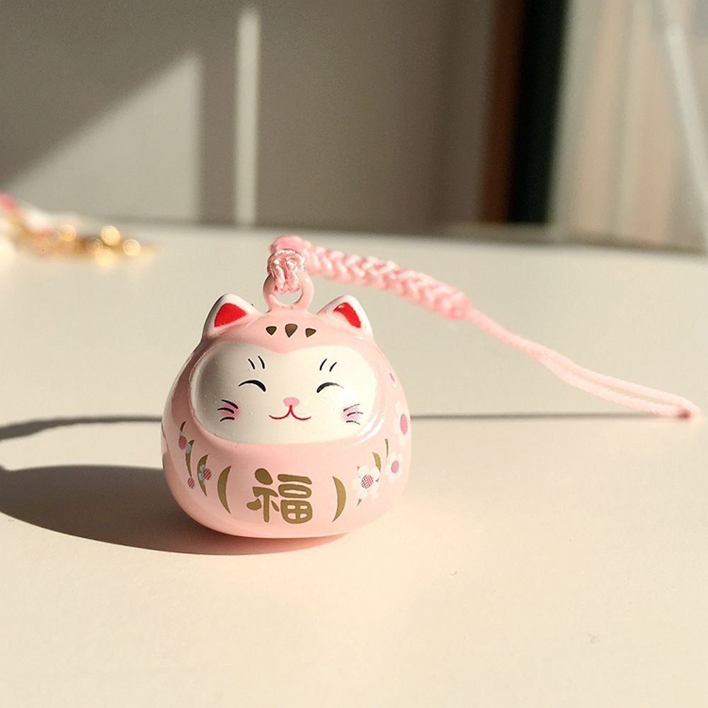 Cute Door Key Car Key Cartoon Maneki Neko Keyrings Bag Decoration Pendant Lucky Cat Keychains
