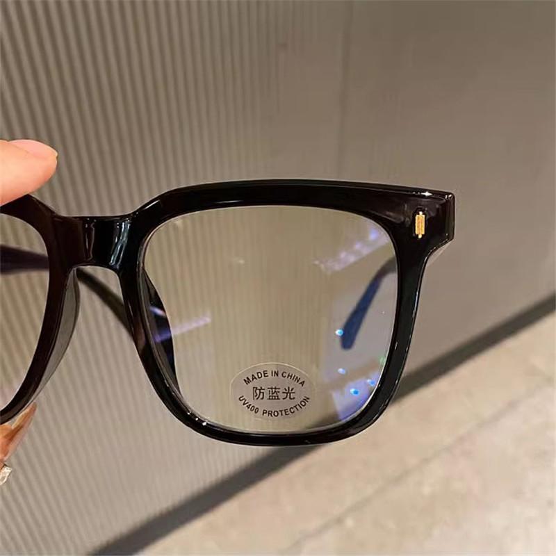 Классическая простая черная оправа для компьютерных очков для студентов, женщин, мужчин, прозрачная оправа для очков, очки для защиты от синего света