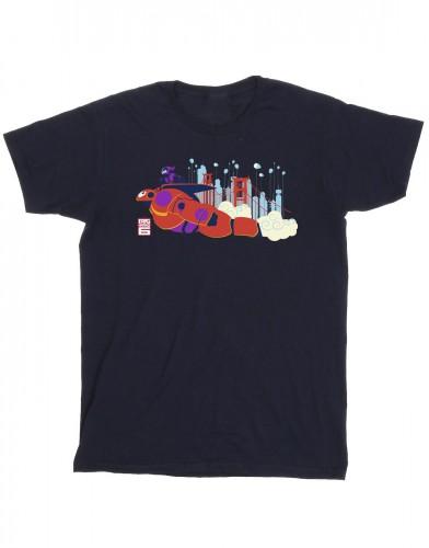 Disney Boys Big Hero 6 Baymax Hiro Bridge T-Shirt