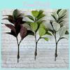Hevea Artificial Brasiliensis Leaf With Lush Foliage For Photography Decor Prop