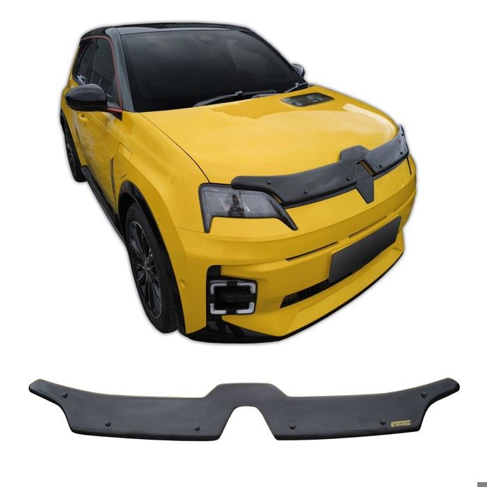 SCOUTT | Bra Capot Déflecteur Protection Pour Renault 5 Depuis 2025, Aérodynamique, Assemblage Facile, Aucun perçage requis