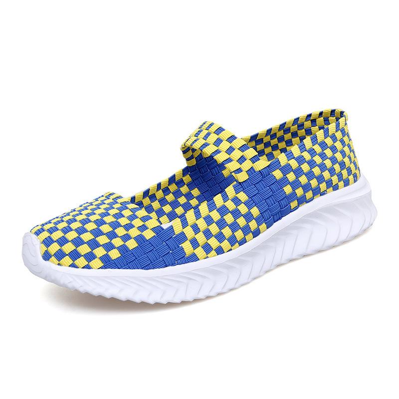 Новая ручная плетеная нить платформа повседневная обувь женская обувь спортивная и досуговая одинарная обувь студенческая спортивная обувь обувь для путешествий
