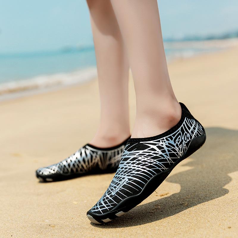 Мужские и женские пляжные туфли для снорклинга, дайвинга, для пары, для ходьбы по воде, для плавания в красной реке, с мягкой подошвой, обувь-скин