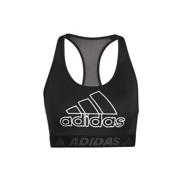 adidas Женский топ для тренировок Drst Bos B P средней интенсивности, черный GL0579