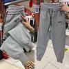 Fashion Women Winter Warm Long Pants Fleece Thick Leggins Solid Plus Size Elastic Lace-up Casual Sweatpants Harem Pants Casual Pants Plue Size