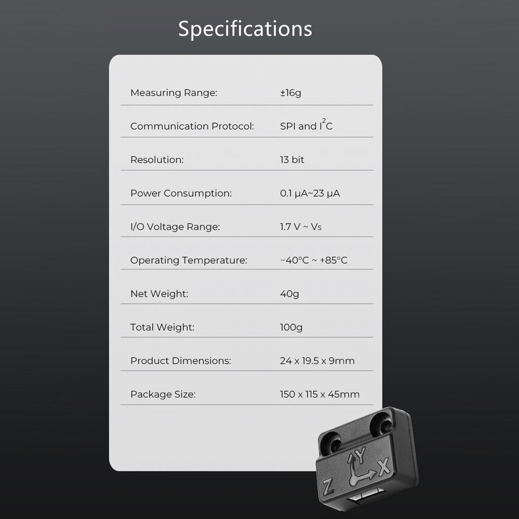 Creality ADXL345 Датчик компенсации вибрации для точного управления датчиком Sonic Pad