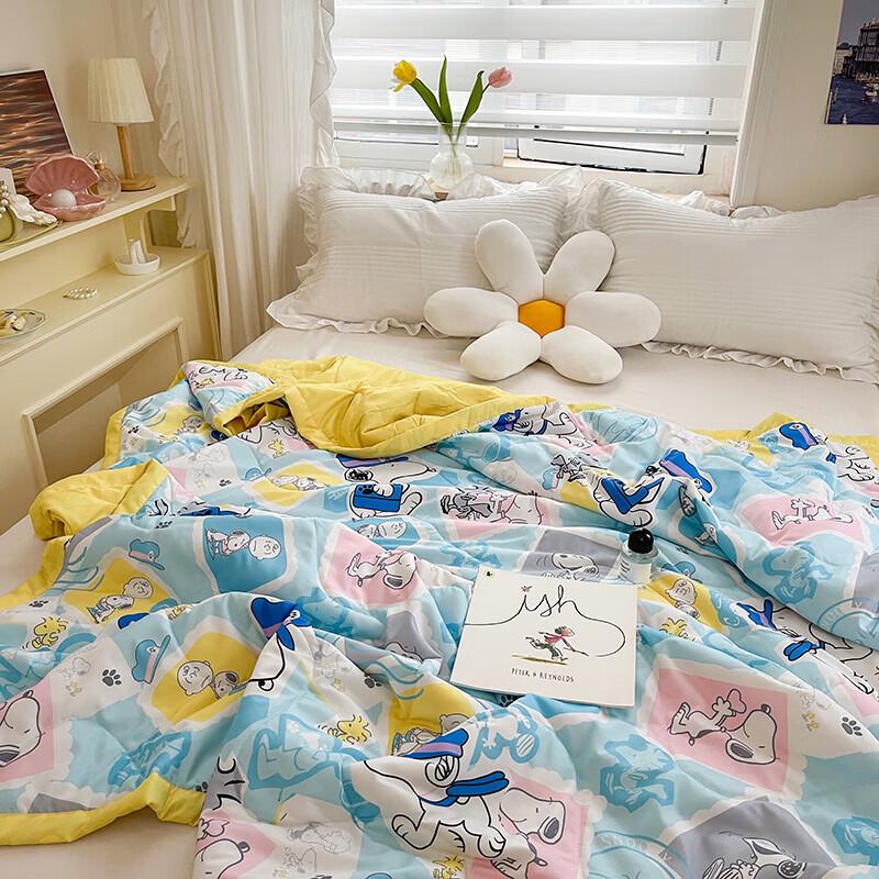 SNOOPY Счастливый Посыльный Летнее Одеяло