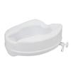 Raised Toilet Seat with Lid 300 Lbs Heavy Duty Elevated Toilet Seat with Tightening Clamps Raised
