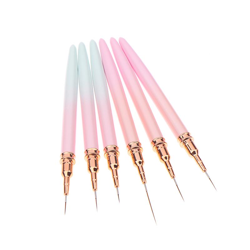 1/5 шт. Профессиональные кисти для дизайна ногтей, кисти для прорисовки линий, инструмент, ультратонкие кисти для рисования деталей, кисти для рисования, ручки для маникюра, инструменты