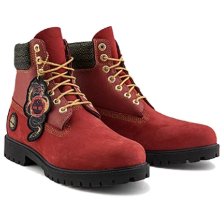 Timberland Дышащие прочные повседневные удобные короткие уличные ботинки мужские ботинки красно-коричневые A29PN