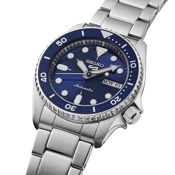 Seiko 5 Sports SKX Series Men's Automatic Wrist Watch - Silver / Black SBSA299 SBSA005 SBSA003 SBSA001 SBSA013 SBSA259 SBSA261 SBSA309 SBSA307 SBSA305